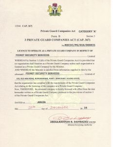 Fionet Security certificate